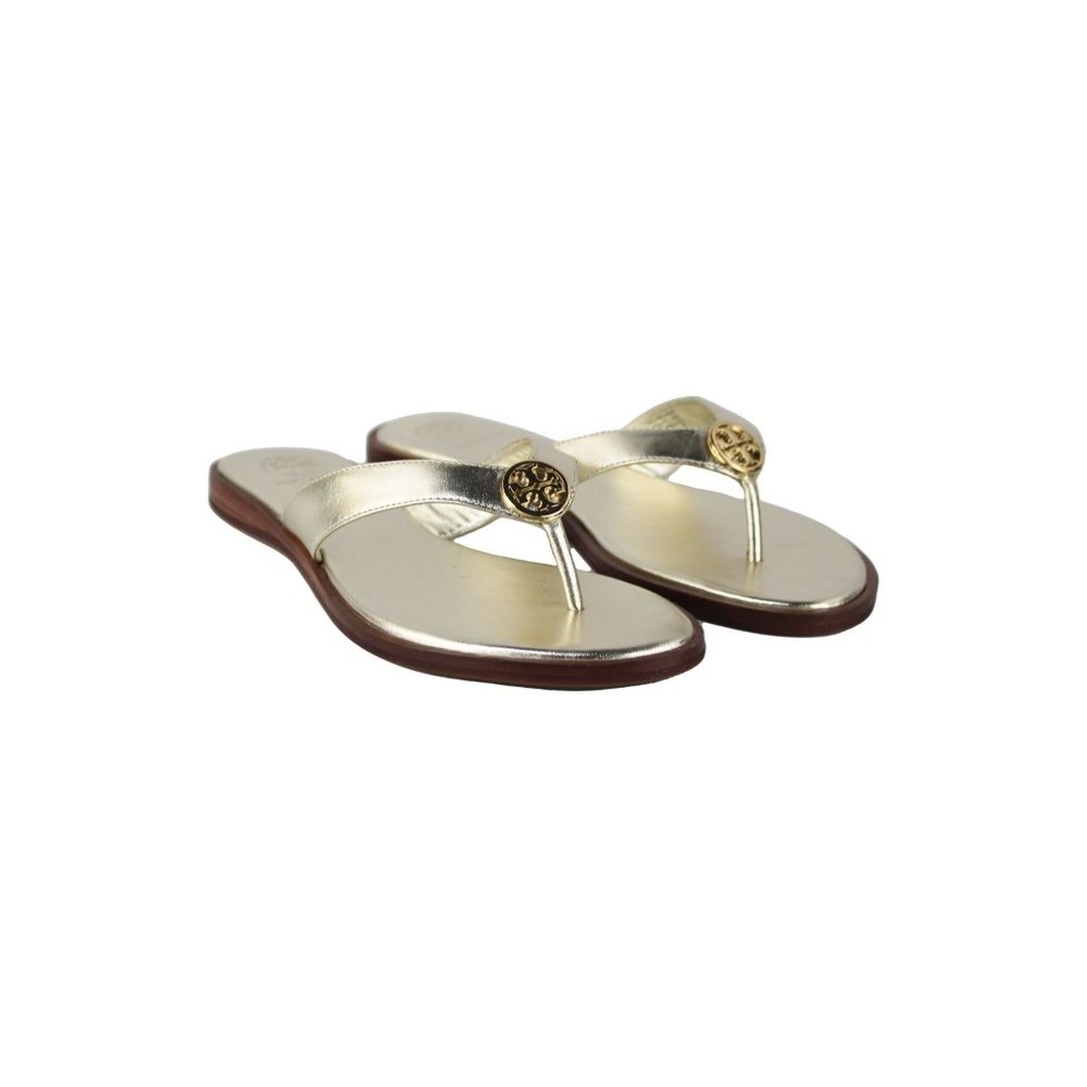 Tory Burch Gold Sandals - Picture 4 of 10